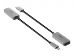 CLUB3D CAC-1567 USB Graphics Adapter 7680 x 4320 piksler Svart, sølv