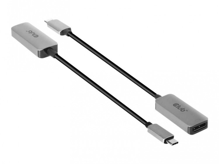 CLUB3D CAC-1567 USB Graphics Adapter 7680 x 4320 piksler Svart, sølv