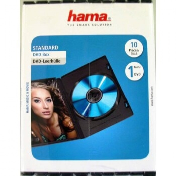 Hama DVD Jewel boks Svart 10pack