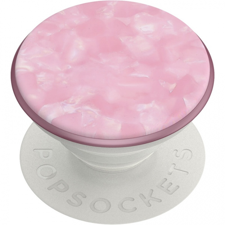POPSOCKETS Acetate Pink Rose Avtagbart Grip med Stativfunksjon LUXE