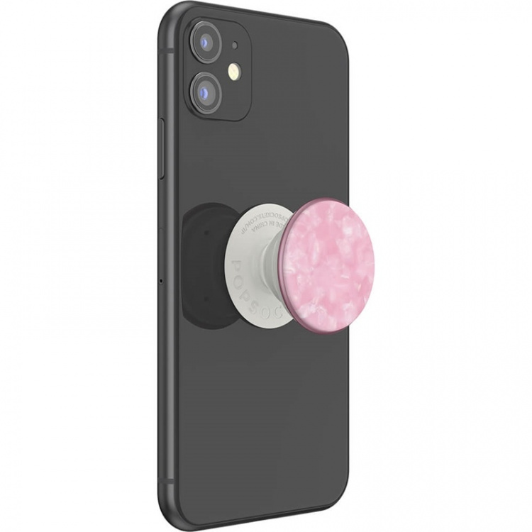 POPSOCKETS Acetate Pink Rose Avtagbart Grip med Stativfunksjon LUXE