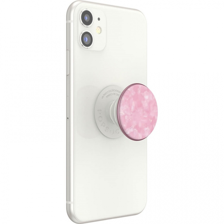 POPSOCKETS Acetate Pink Rose Avtagbart Grip med Stativfunksjon LUXE