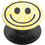 POPSOCKETS Tie Dye Smiley Avtagbart Grip med Stativfunksjon