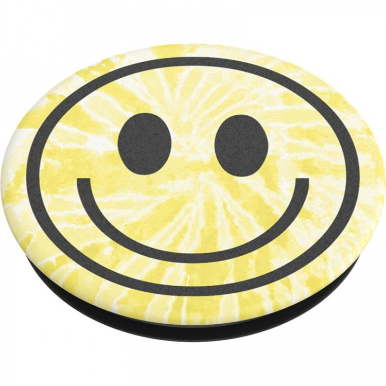 POPSOCKETS Tie Dye Smiley Avtagbart Grip med Stativfunksjon