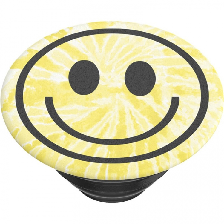 POPSOCKETS Tie Dye Smiley Avtagbart Grip med Stativfunksjon
