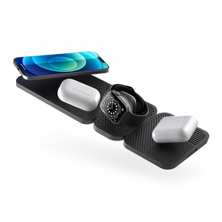 Zens Modular Apple Watch Lader (add on) 15W Svart (MIF-module) Ekstra Modul uten ledning