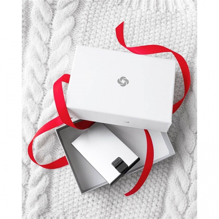 Samsonite Lommebok ALUFIT RFID Card Case Slide Alu Silver Samsonite Lommebok ALUFIT RFID Card Case Slide Alu Silver