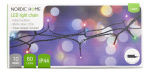 Lyslenke, 10 m, 80 LED, adapter, utendørs, RGB Lyslenke, 10 m, 80 LED, adapter, utendørs, RGB