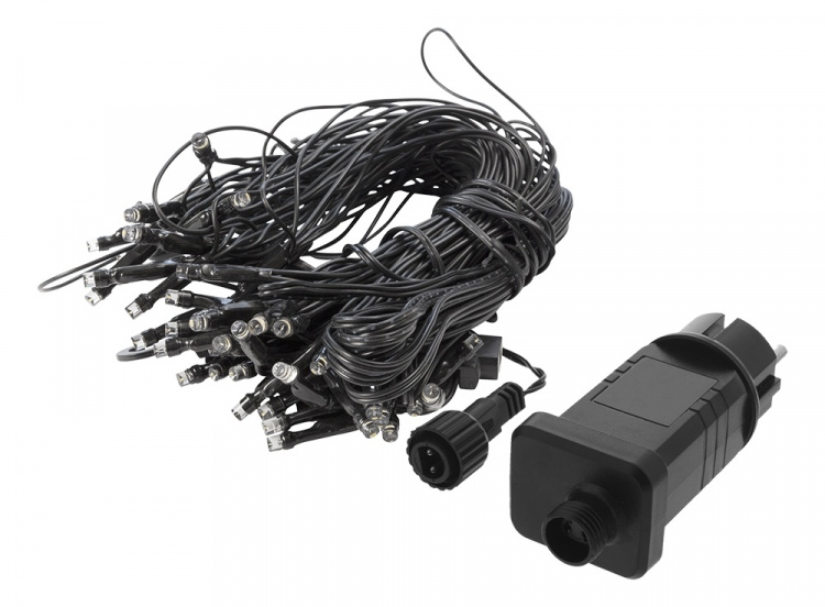 Lysnett, 120x150 cm, 45 LED, adapter, RGB Lysnett, 120x150 cm, 45 LED, adapter, RGB