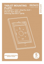 DELTACO OFFICE Nettbrettkabinet for iPad 9.7