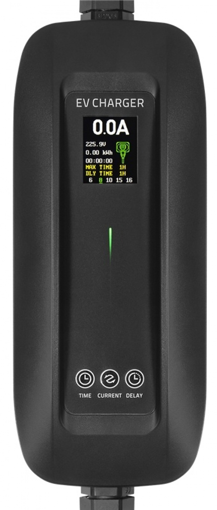 DELTACO e-Charge, kabel Mode2, Schuko - type 2, 6-16A, 4+1,5M