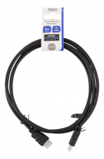 DELTACO HDMI-kabel CCS, HDMI High Speed m/Ethernet, FSC, 2,0 m, svart