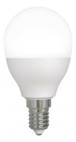 DELTACO SMART HOME LED-lampe, E14, G45, WiFI, 5W, dimbar, hvit