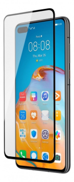 DELTACO skjermbeskytter til Huawei P40, 2,5D glass, fullskjerm