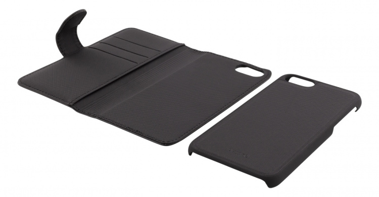 DELTACO lommebokveske 2-i-1, iPhone 6/6s/7/8/SE (2020), magnetisk bakside