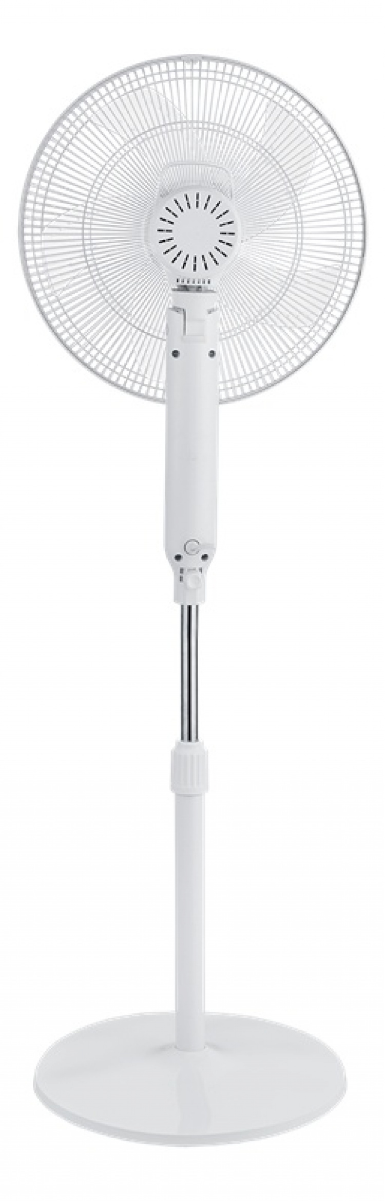 Nordic Home gulvvifte med fjernkontroll, 40 cm, stillegående, hvit