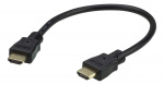 ATEN 0.3M HDMI 2.0-kabel M/M 30AWG svart ATEN 0.3M HDMI 2.0-kabel M/M 30AWG svart