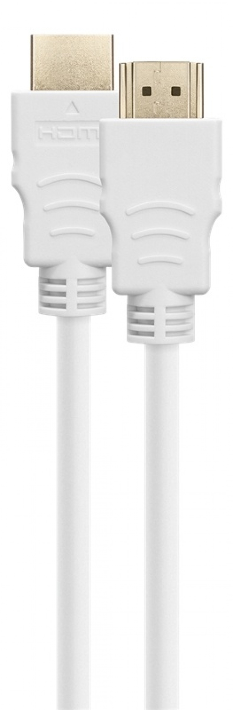 DELTACO ULTRA høyhastighets HDMI-kabel, 48 Gbps, 1 m, hvit