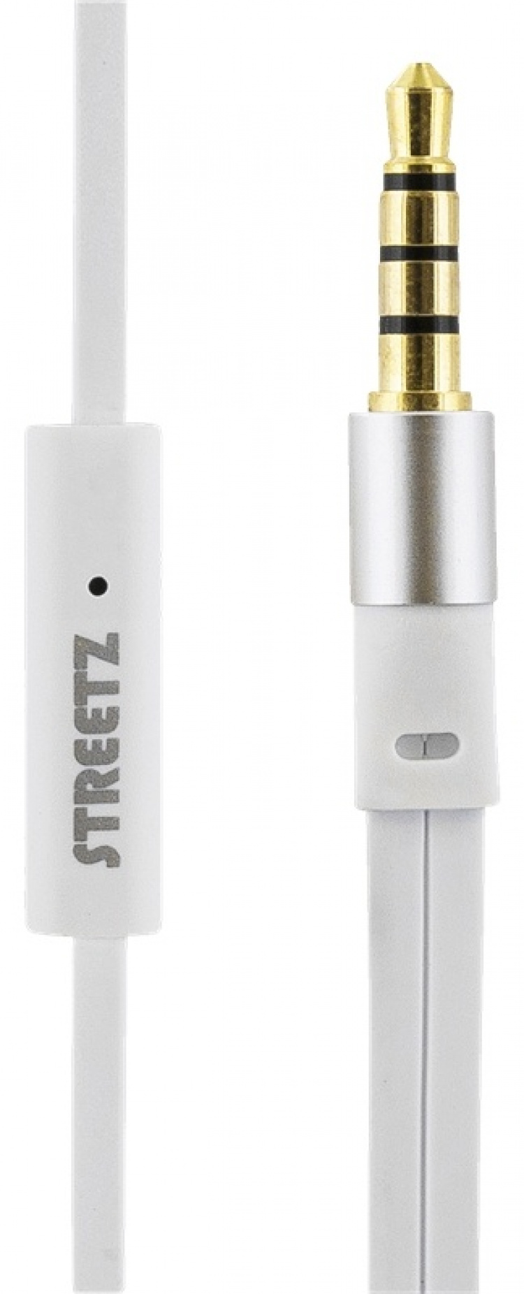 Streetz Stay-in-ear-hodetelefoner med mikrofon, media/svar-knapp, 3,5 mm,