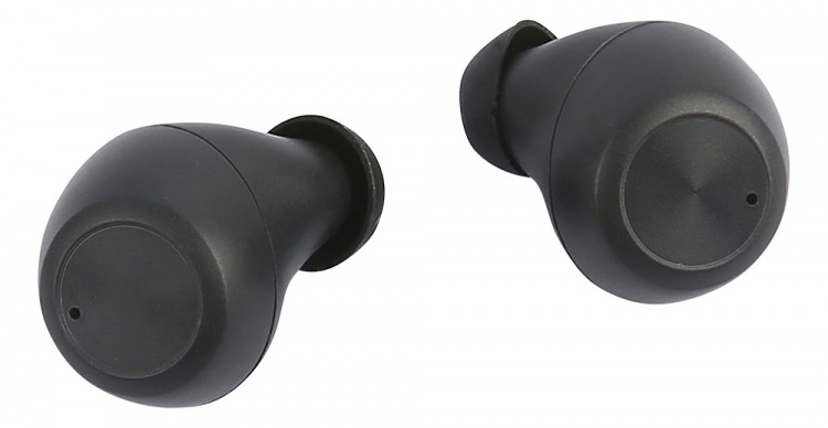 Streetz Trådløse in-ear-hodetelefoner med ladeetui, BT 5, TWS, svart