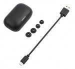 Streetz Trådløse in-ear-hodetelefoner med ladeetui, BT 5, TWS, svart