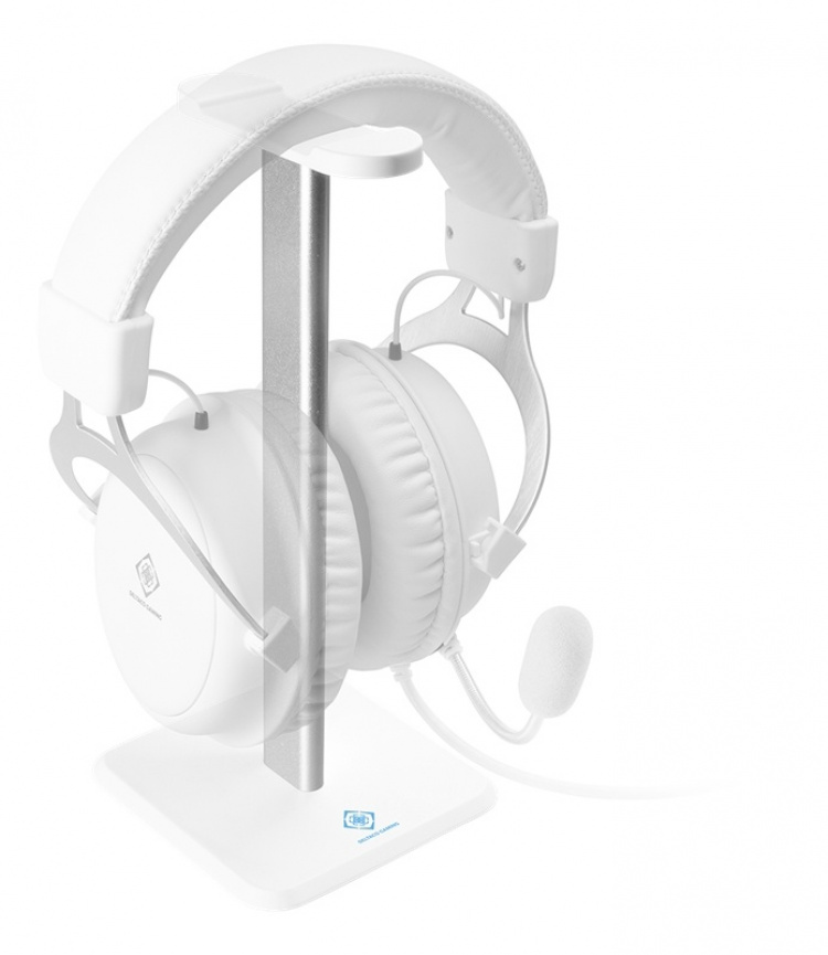 DELTACO GAMING WA80 hodetelefonstativ, aluminumsstang, hvit DELTACO GAMING WA80 hodetelefonstativ, aluminumsstang, hvit