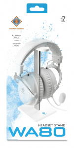 DELTACO GAMING WA80 hodetelefonstativ, aluminumsstang, hvit DELTACO GAMING WA80 hodetelefonstativ, aluminumsstang, hvit