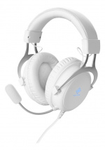 WHITE LINE WH85 Stereo gaming-hodesett, 57 mm drivere, hvit WHITE LINE WH85 Stereo gaming-hodesett, 57 mm drivere, hvit
