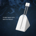 WHITE LINE WA85 Mouse Bungee, hvit/sølv WHITE LINE WA85 Mouse Bungee, hvit/sølv