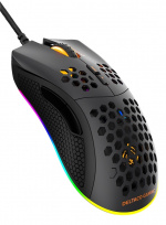 DELTACO GAMING DM210 lett gamingmus, RGB, svart DELTACO GAMING DM210 lett gamingmus, RGB, svart