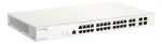 28-port Gigabit PoE+ Nuclias Smart Managed Switch inkludert 4x 1G Com