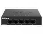 D-Link 5-porters Gigabit Ethernet-bryter i metallhus for ikke-administrert lys D-Link 5-porters Gigabit Ethernet-bryter i metallhus for ikke-administrert lys