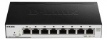 D-Link 8-port PoE Gigabit Smart Managed Switch, vifteløs design