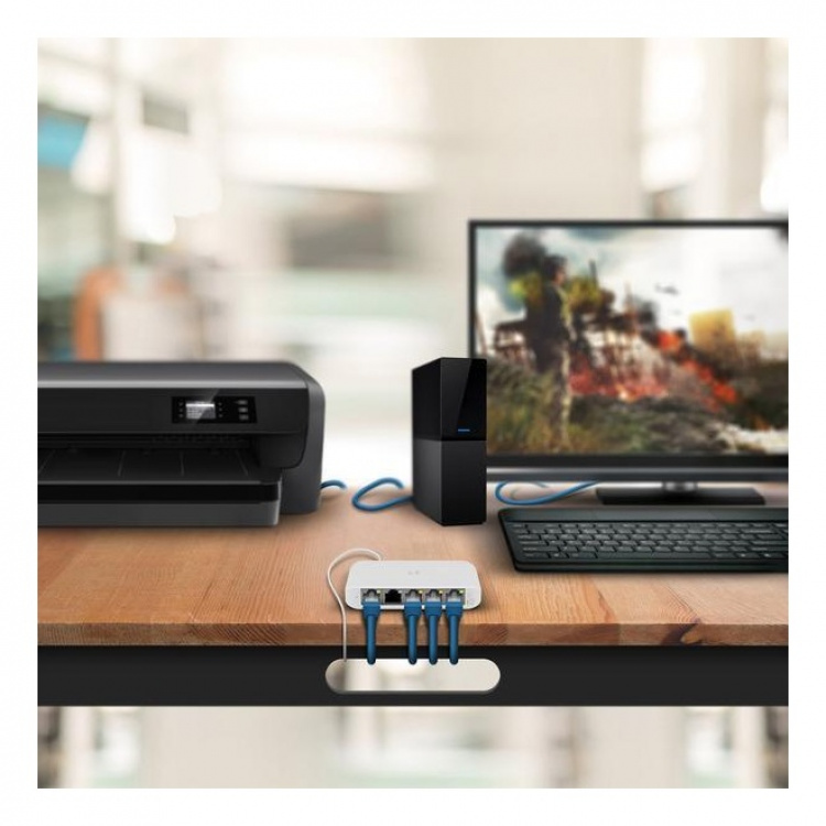 Ubiquiti UniFi Compact 5-porters Gigabit-skrivebordssvitsj