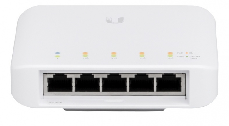 Ubiquiti UnifiSwitch Flex 5 GE 802.3af PoE-støtte L2