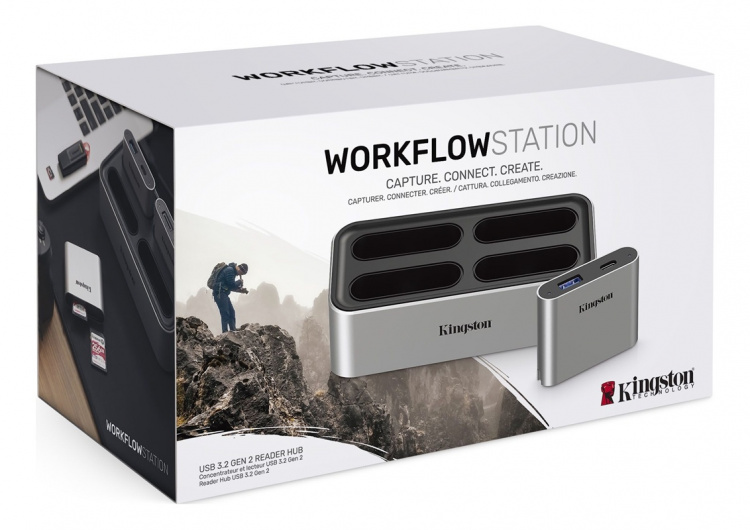 Kingston USB3.2 Gen2 Workflow Station Dock w/5G USB-A/C Hub