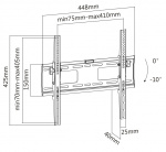 DELTACO, kraftig vippevegg, 32