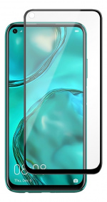 DELTACO skjermbeskytter til Huawei P40 Lite, 2,5D glass, fullskjerm