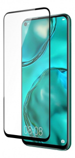 DELTACO skjermbeskytter til Huawei P40 Lite, 2,5D glass, fullskjerm