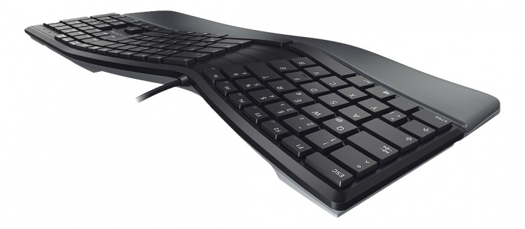 Cherry KC 4500 Ergo-tastatur, ergonomisk utformet tastatur, svart Cherry KC 4500 Ergo-tastatur, ergonomisk utformet tastatur, svart