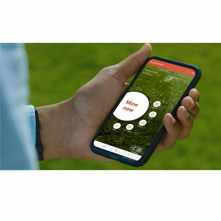 Black+Decker Robotgressklipper 500 kvm App-styrt blåtann