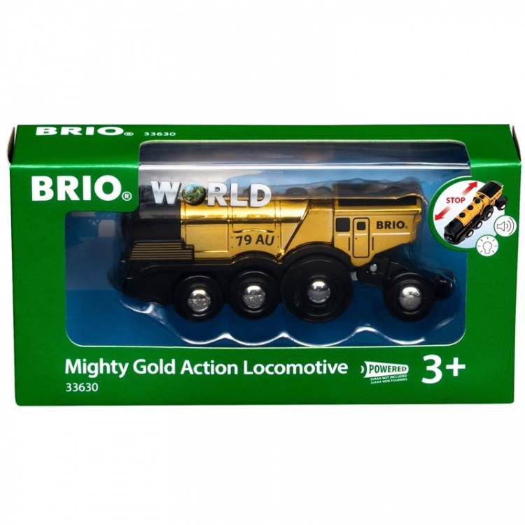 Brio 33630 Mighty Gold Action-lokomotiv Brio 33630 Mighty Gold Action-lokomotiv