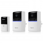 Byron Trådløs dørklokke Kinetic Uten batteri x2 mottakere