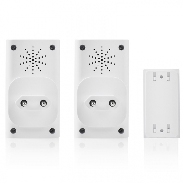 Byron Trådløs dørklokke Kinetic Uten batteri x2 mottakere