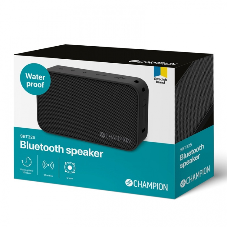 Champion Trådløs høyttaler 5W SBT325 Champion Trådløs høyttaler 5W SBT325