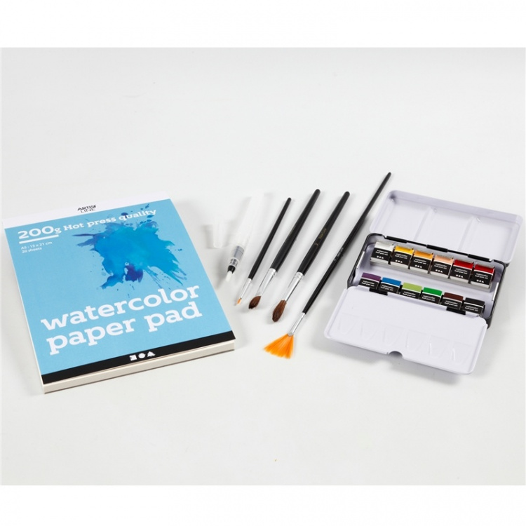 Colortime Lær å male med akvarellmaling Colortime Lær å male med akvarellmaling