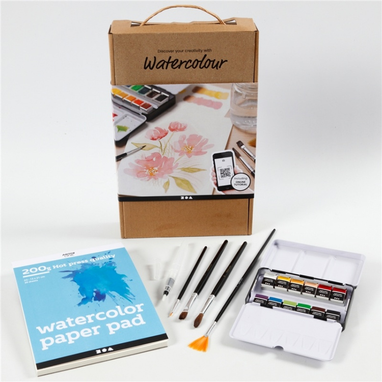 Colortime Lær å male med akvarellmaling Colortime Lær å male med akvarellmaling