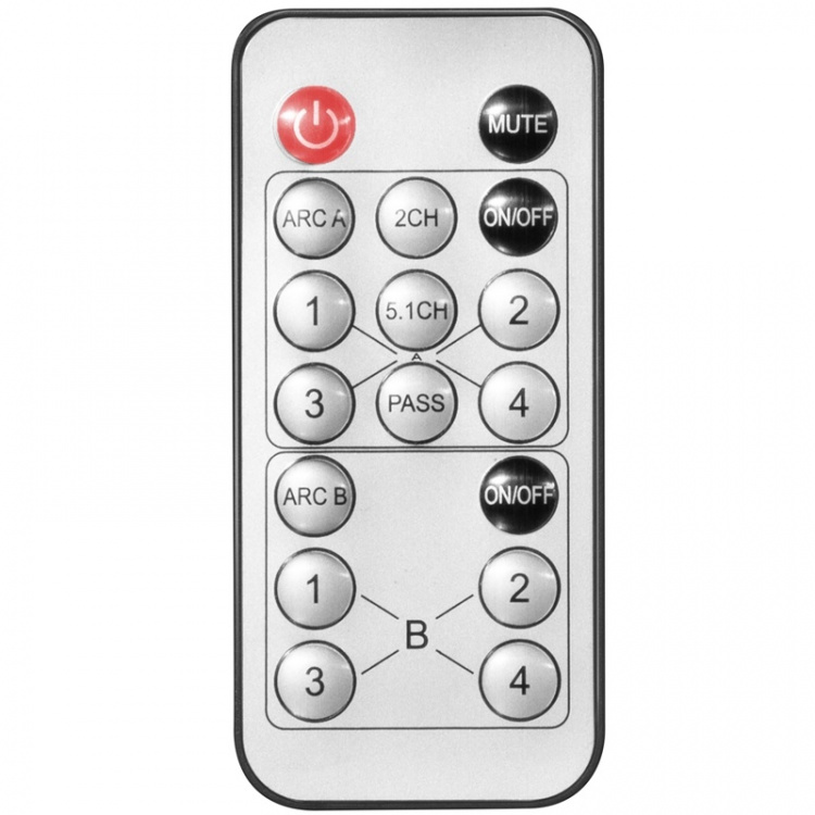 LogiLink HDMI-matrisebryter 4K/60 Hz ARC HDCP HDR CEC