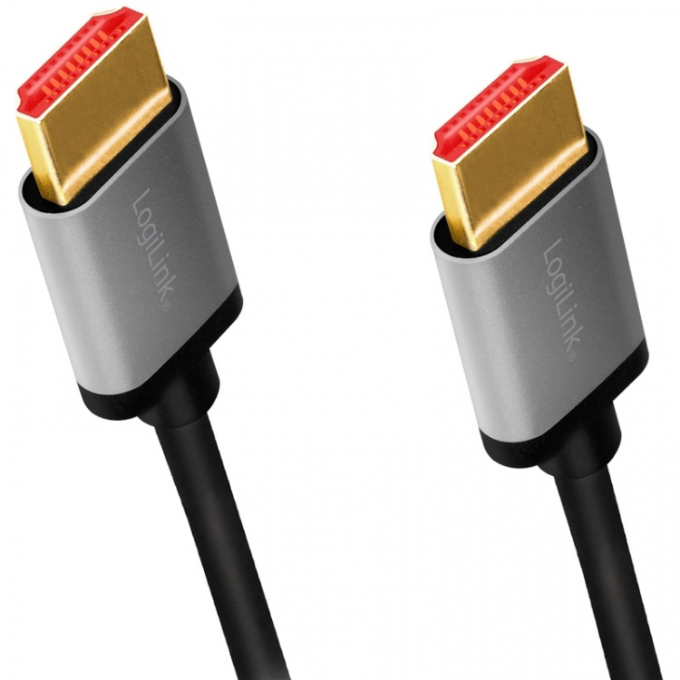 LogiLink HDMI-kabel med ultrahøy hastighet 8K/60 4K/120 Hz, 1 m