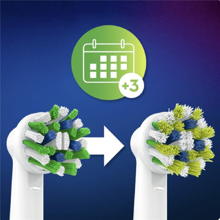 Oral B Cross Action 3+3+3+3s børstehode